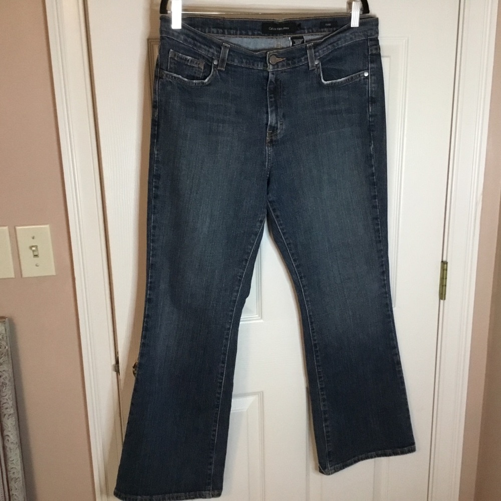 Distressed Flare Jeans